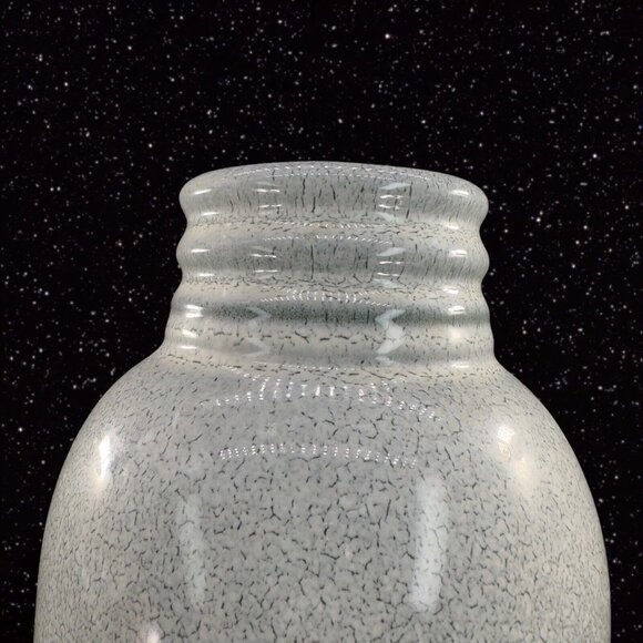 MCM HARRIS POTTERIES CHICAGO IL HUNTER GREEN GLAZE CERAMIC POTTERY TALL VASE VTG - Picture 9 of 12